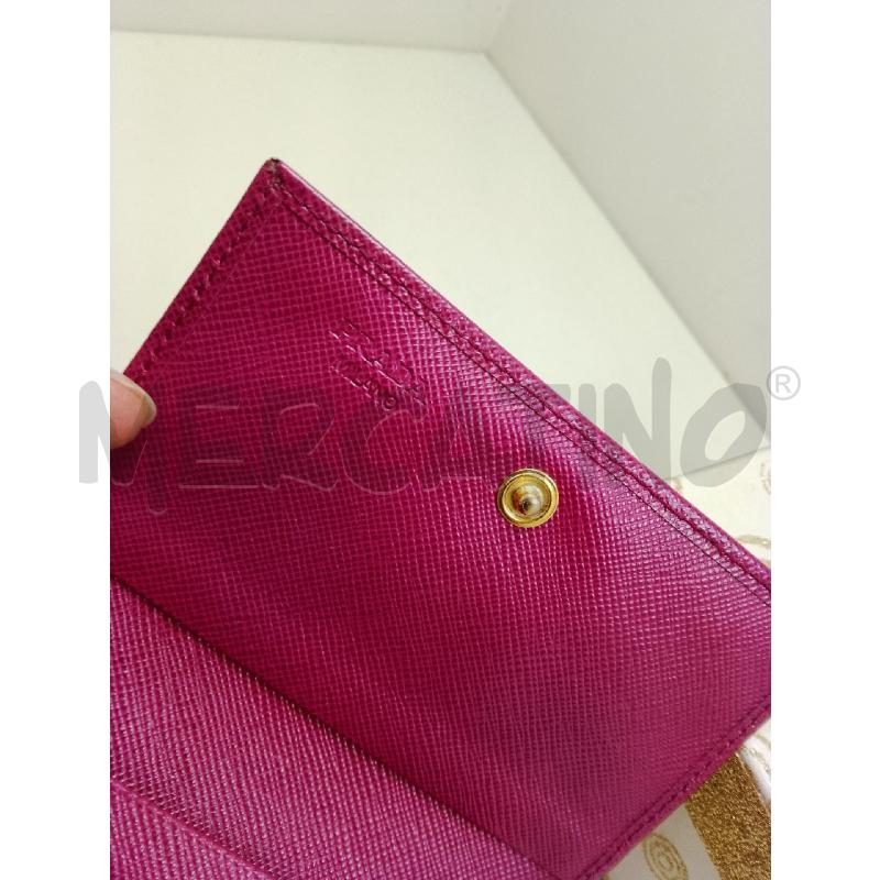 PORTA CARTE PRADA CICLAMINO | Mercatino dell'Usato Siena 3
