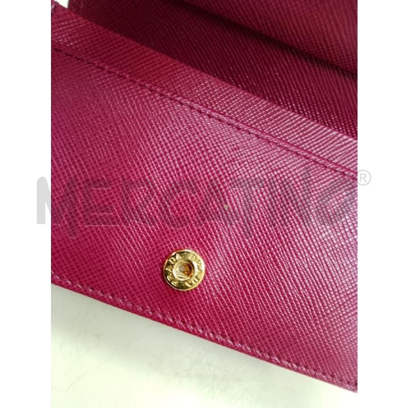 PORTA CARTE PRADA CICLAMINO | Mercatino dell'Usato Siena 4