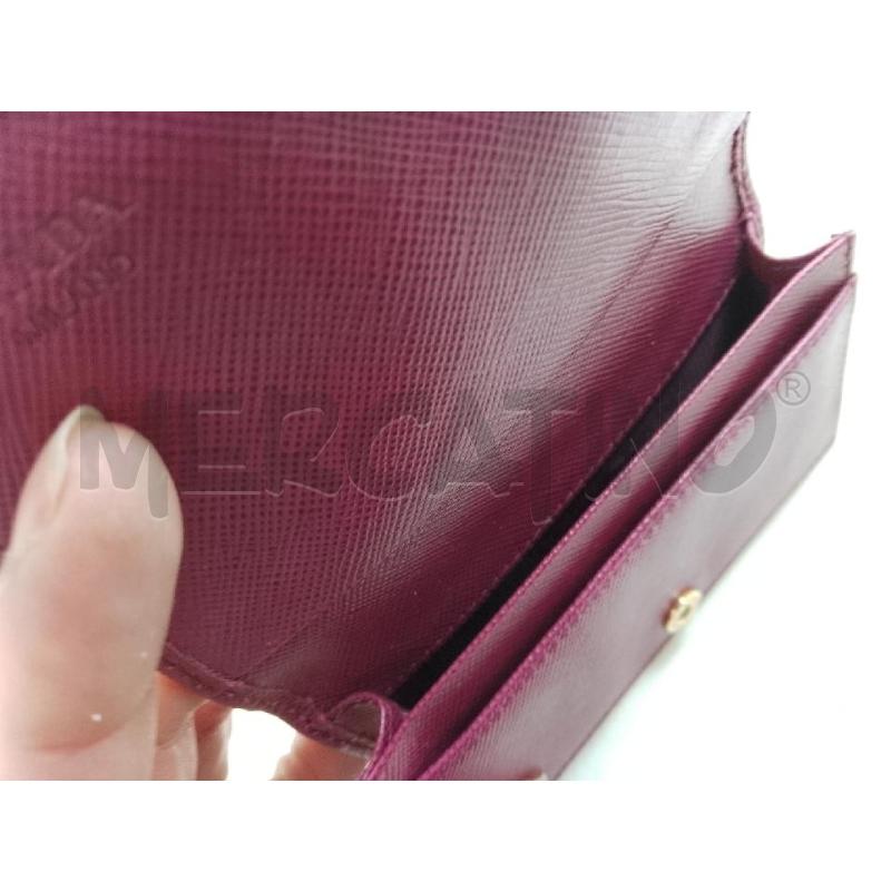 PORTA CARTE PRADA CICLAMINO | Mercatino dell'Usato Siena 5