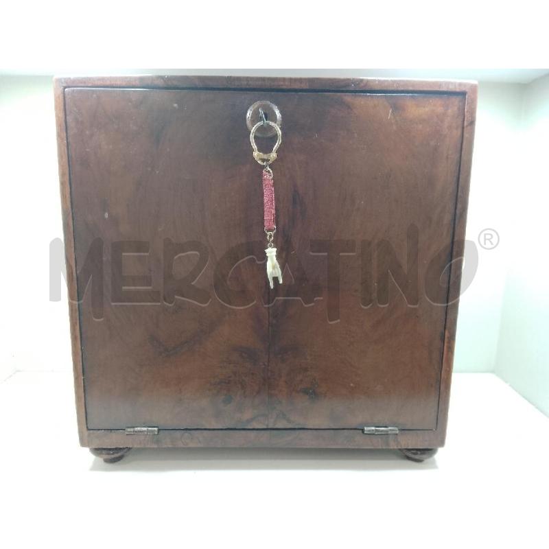PORTA GIOIE CASSETTIERINA CON SPECCHIO E BLOCCAGGIO SEGRETO | Mercatino dell'Usato Siena 1