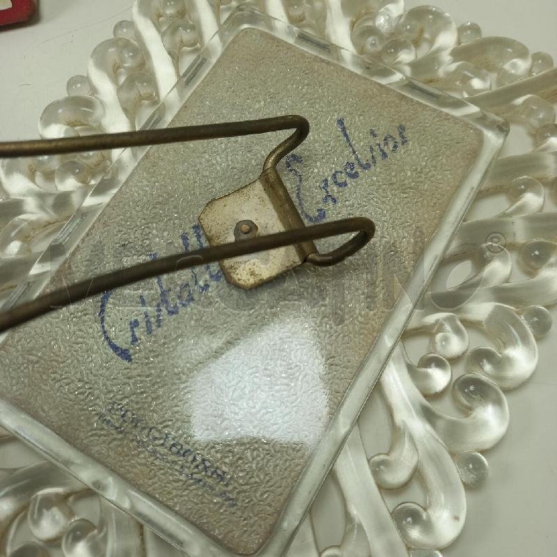 PORTA RITRATTI CRISTAL EXCELSIOR CON SPECCHIO | Mercatino dell'Usato Siena 3