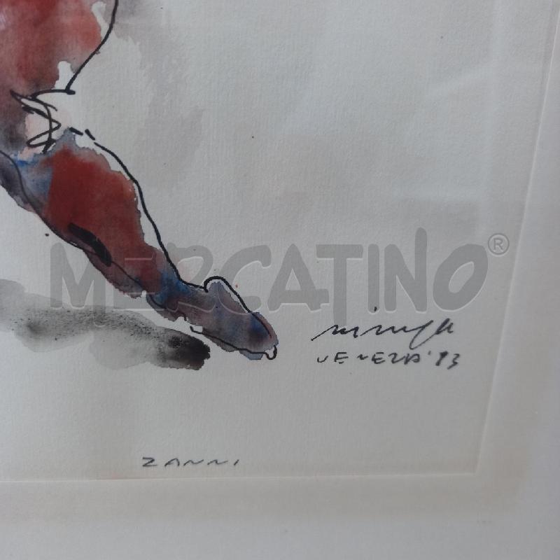 QUADRO ACQUERELLO GIANFRANCO MISSIAJA | Mercatino dell'Usato Siena 3