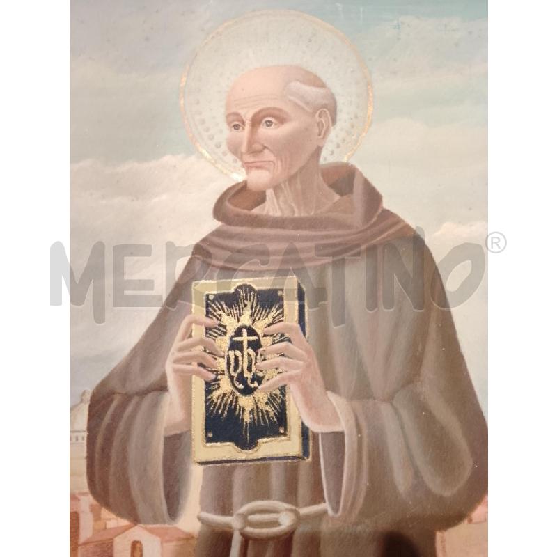 QUADRO AD OLIO SU TAVOLETTA SAN BERNARDINO M. DE RENZIS 1941 | Mercatino dell'Usato Siena 2