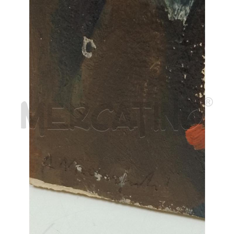 QUADRO MANFREDI RITRATTO DI DONNA 1973 OLIO SU TAVOLETTA | Mercatino dell'Usato Siena 2