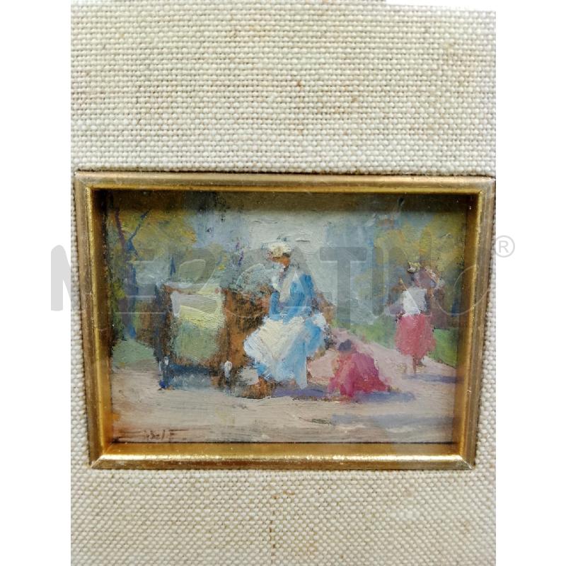 QUADRO OLIO 8X6 SIDOLI PACIFICO PIACENZA | Mercatino dell'Usato Siena 1