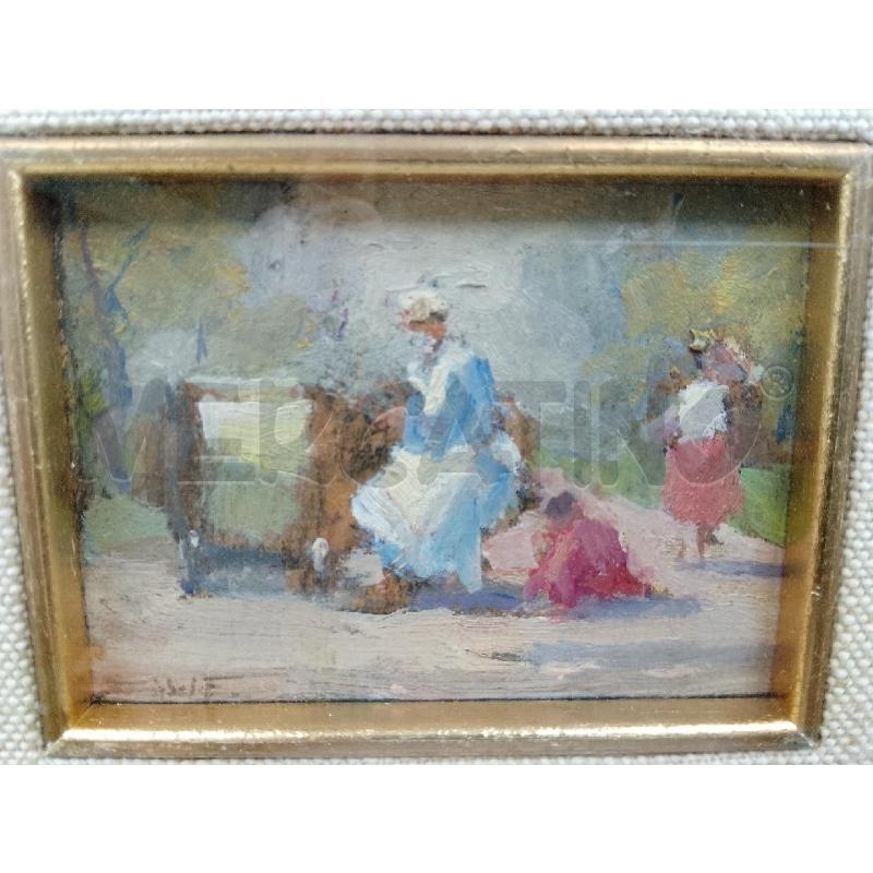 QUADRO OLIO 8X6 SIDOLI PACIFICO PIACENZA | Mercatino dell'Usato Siena 3