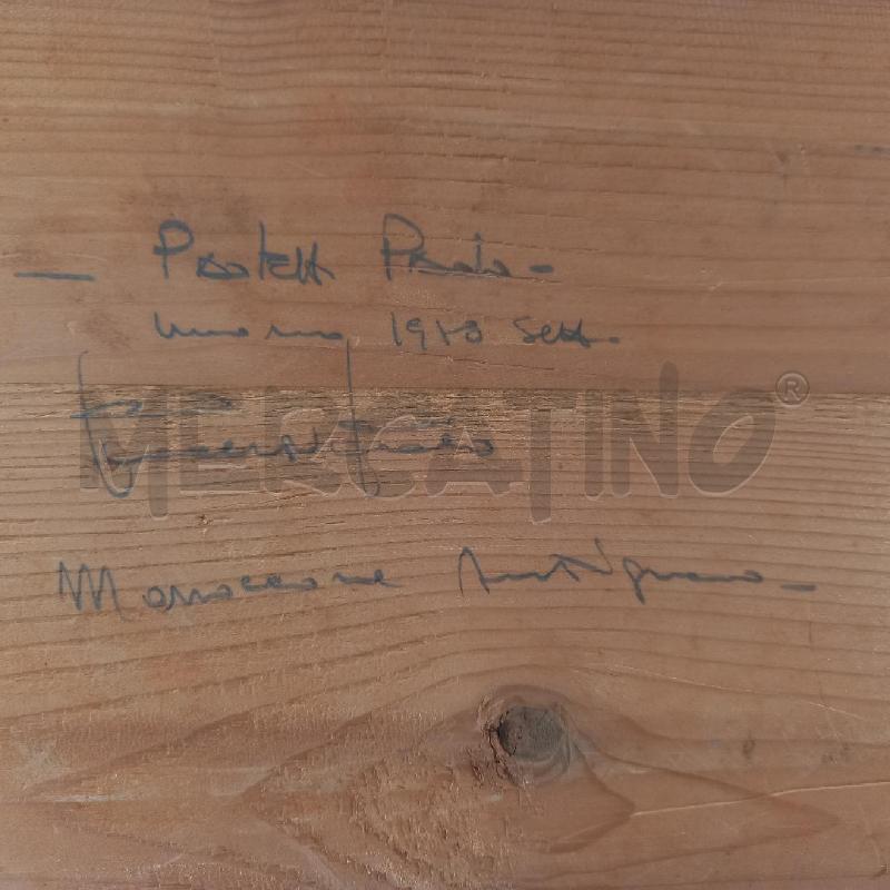 QUADRO OLIO SU TAVOLETTA VEDUTA SCOGLIERA  | Mercatino dell'Usato Siena 4