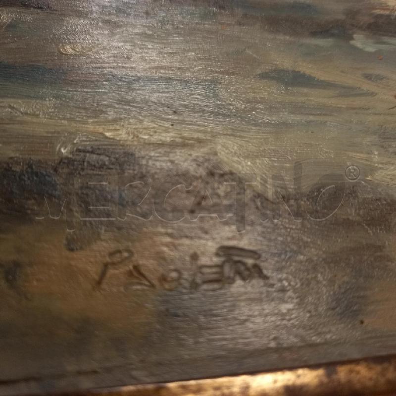 QUADRO OLIO SU TAVOLETTA VEDUTA SCOGLIERA  | Mercatino dell'Usato Siena 5
