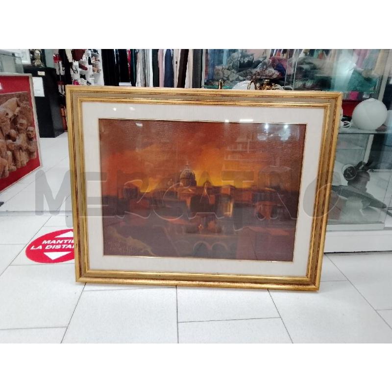QUADRO ROMA GINO GIUSTI 1977 | Mercatino dell'Usato Siena 2