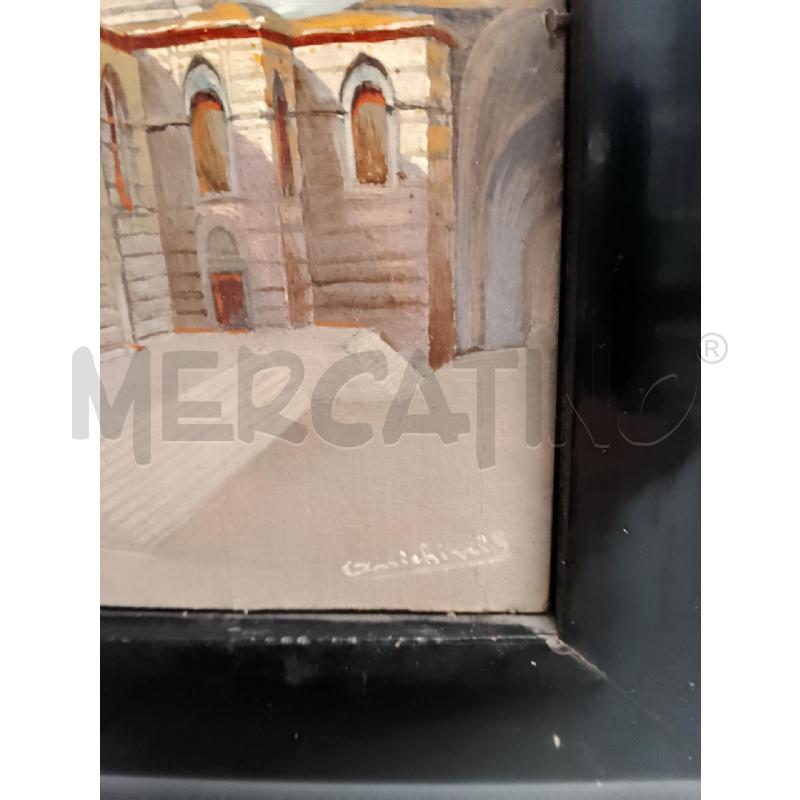QUADRO VECCHIO DUOMO SU TAVOLETTA ANICHINI | Mercatino dell'Usato Siena 2