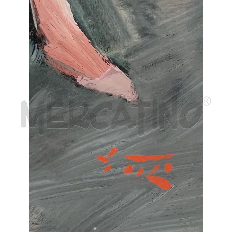 QUADRO VECCHIO GINO TILI OLIO SU TAVOLETTA RITRATTO DI DONNA 18 X 29  | Mercatino dell'Usato Siena 2