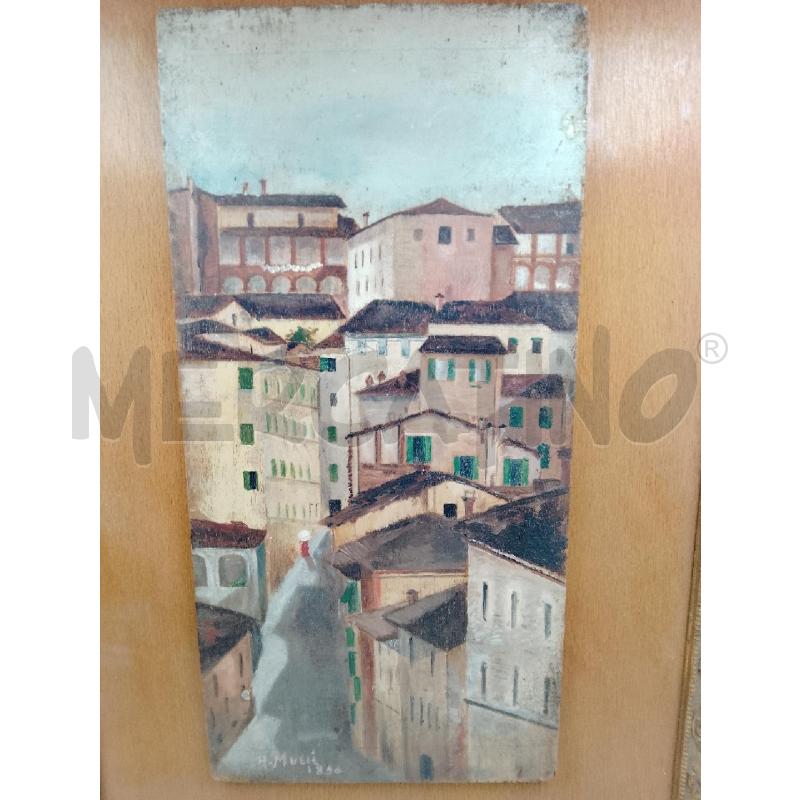 QUADRO VECCHIO TAVOLETTA SIENA VIA DEL COSTONE | Mercatino dell'Usato Siena 2