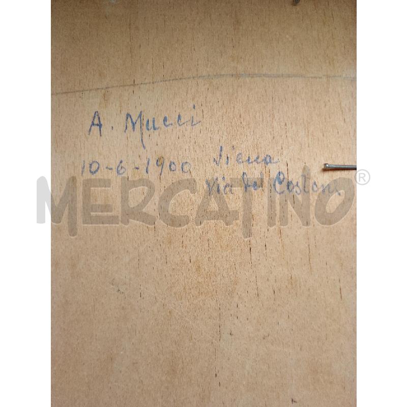 QUADRO VECCHIO TAVOLETTA SIENA VIA DEL COSTONE | Mercatino dell'Usato Siena 4