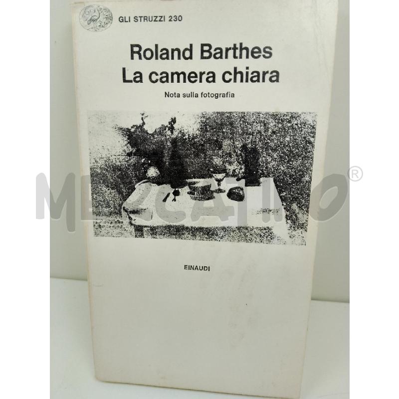 ROLAND BARTHES LA CAMERA CHIARA | Mercatino dell'Usato Siena 1