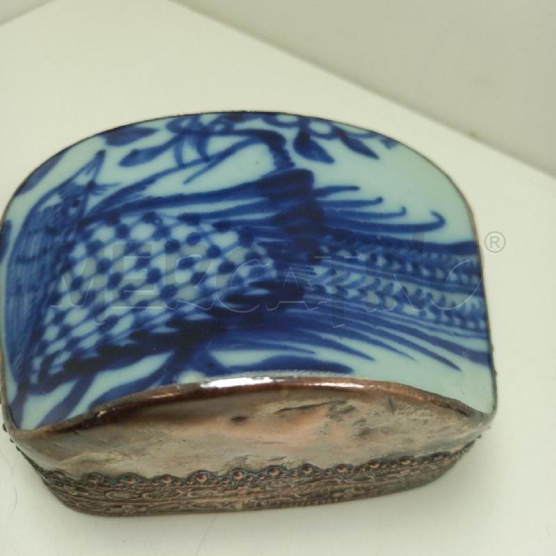 SCATOLA ETNICA CON CERAMICA DECORATA | Mercatino dell'Usato Siena 1