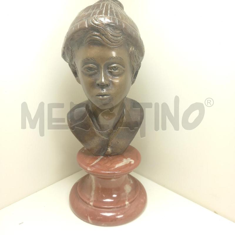 SCULTURA BUSTO BAMBINO  GIOVANNI DE MARTINO  | Mercatino dell'Usato Siena 1