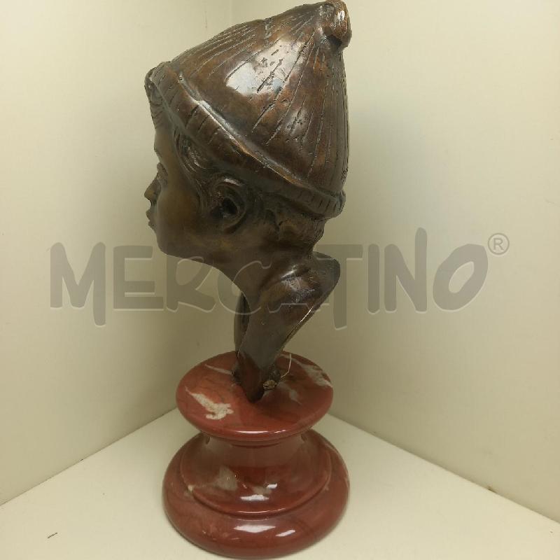 SCULTURA BUSTO BAMBINO  GIOVANNI DE MARTINO  | Mercatino dell'Usato Siena 2