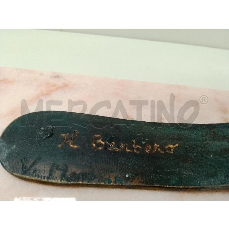 SCULTURA IL BARBERO VITTORIA MAZZIARI CAVALLO | Mercatino dell'Usato Siena 2
