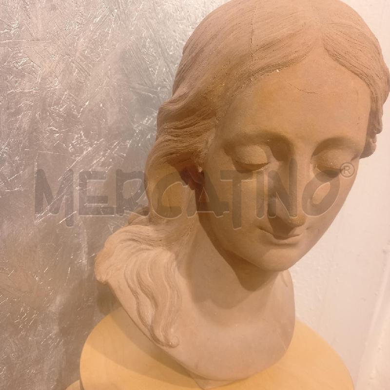 SCULTURA TESTA DI DONNA ENRICO PALOMBO 1876 | Mercatino dell'Usato Siena 2