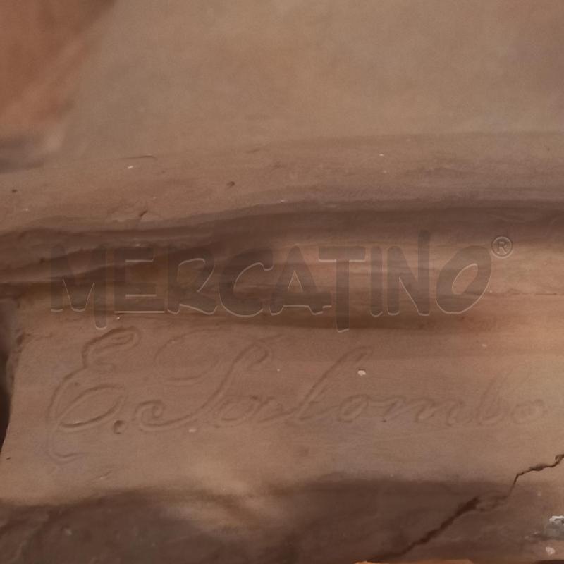 SCULTURA TESTA DI DONNA ENRICO PALOMBO 1876 | Mercatino dell'Usato Siena 4