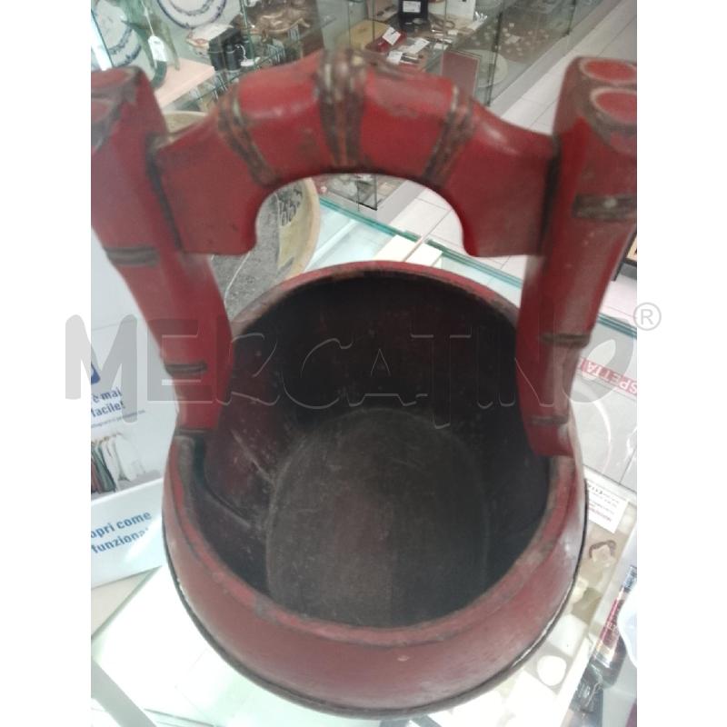 SECCHIO DA POZZO LACCA ROSSA | Mercatino dell'Usato Siena 2