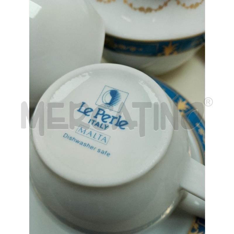 SERVIZIO CAFFE 12+3 LE PERLE RIGO BLU ORO | Mercatino dell'Usato Siena 5