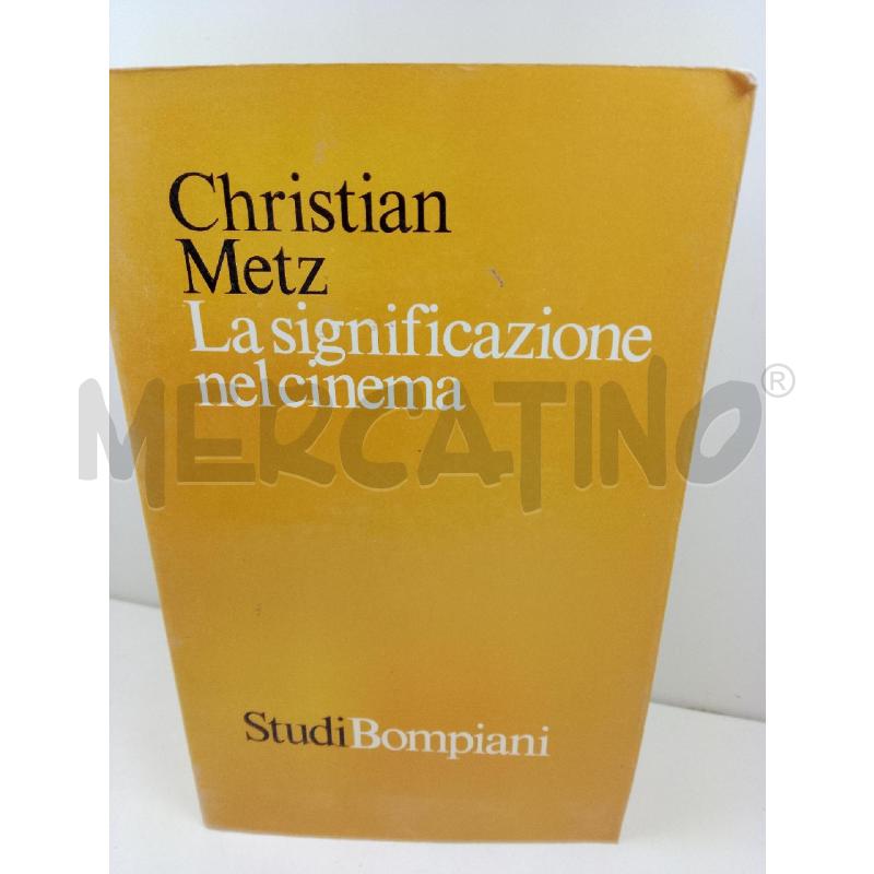 SIGNIFICAZIONE NEL CINEMA METZ | Mercatino dell'Usato Siena 1