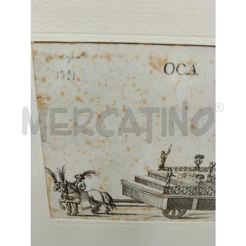 STAMPA VECCHIA OCA 16 AGOSTO 1791 | Mercatino dell'Usato Siena 5