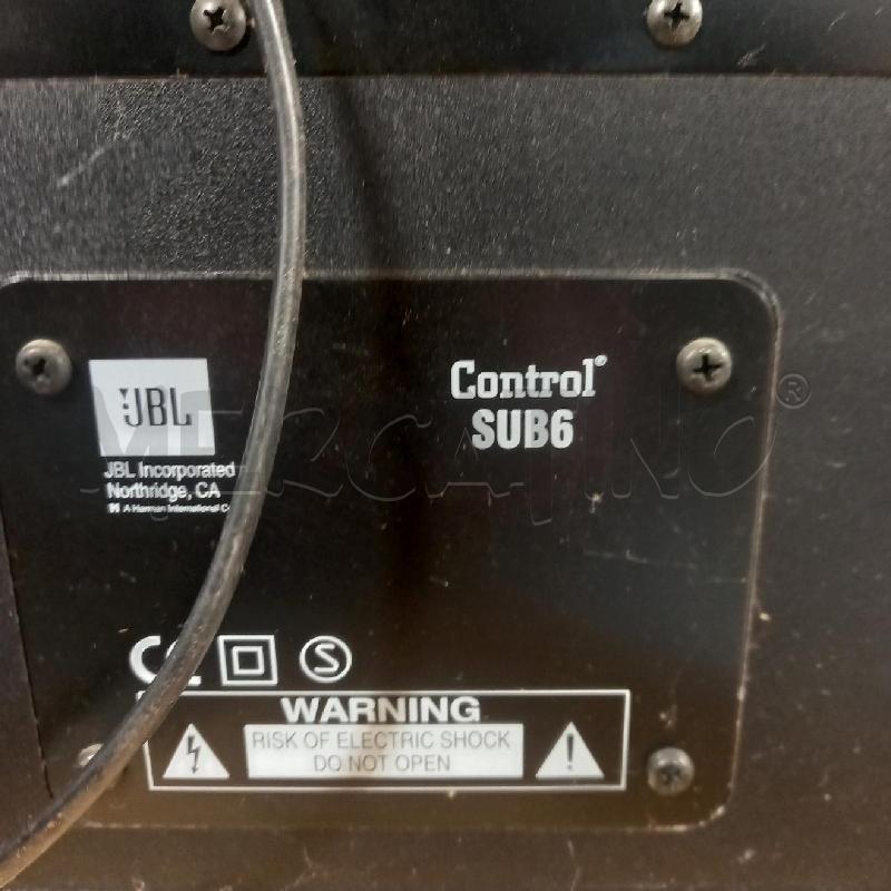 SUBWOOFER JBL CONTROL SUB 6 | Mercatino dell'Usato Siena 4