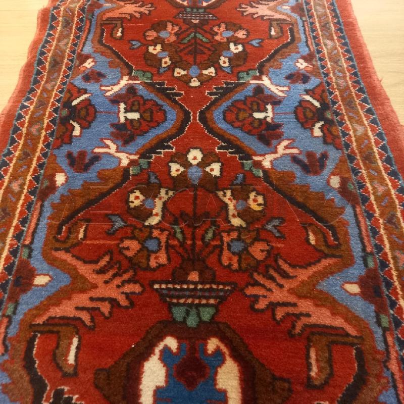 TAPPETO ARTIGIANALE 130 X 72 ROSSO  | Mercatino dell'Usato Siena 2