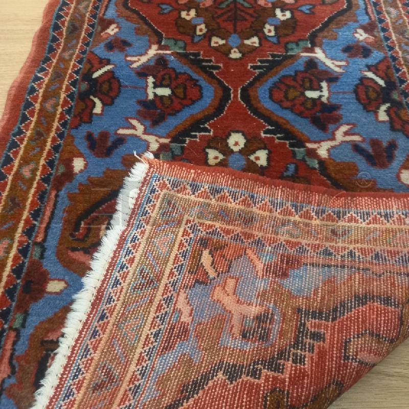 TAPPETO ARTIGIANALE 130 X 72 ROSSO  | Mercatino dell'Usato Siena 3