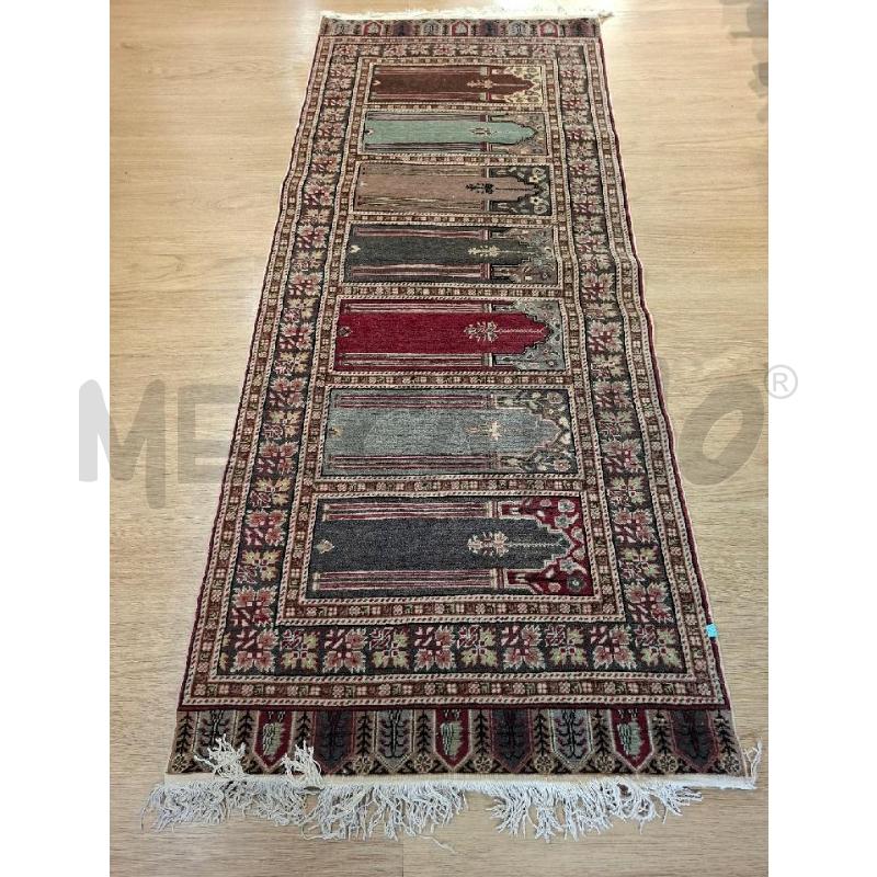 TAPPETO ARTIGIANALE PAKISTAN 220 X 90 | Mercatino dell'Usato Siena 1
