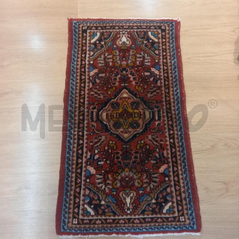 TAPPETO ARTIGIANALE ROSSO66 X 132 | Mercatino dell'Usato Siena 1