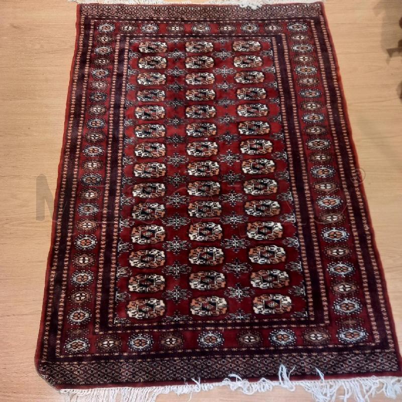 TAPPETO ARTIGIANALE ROSSO 180 X 128 | Mercatino dell'Usato Siena 1