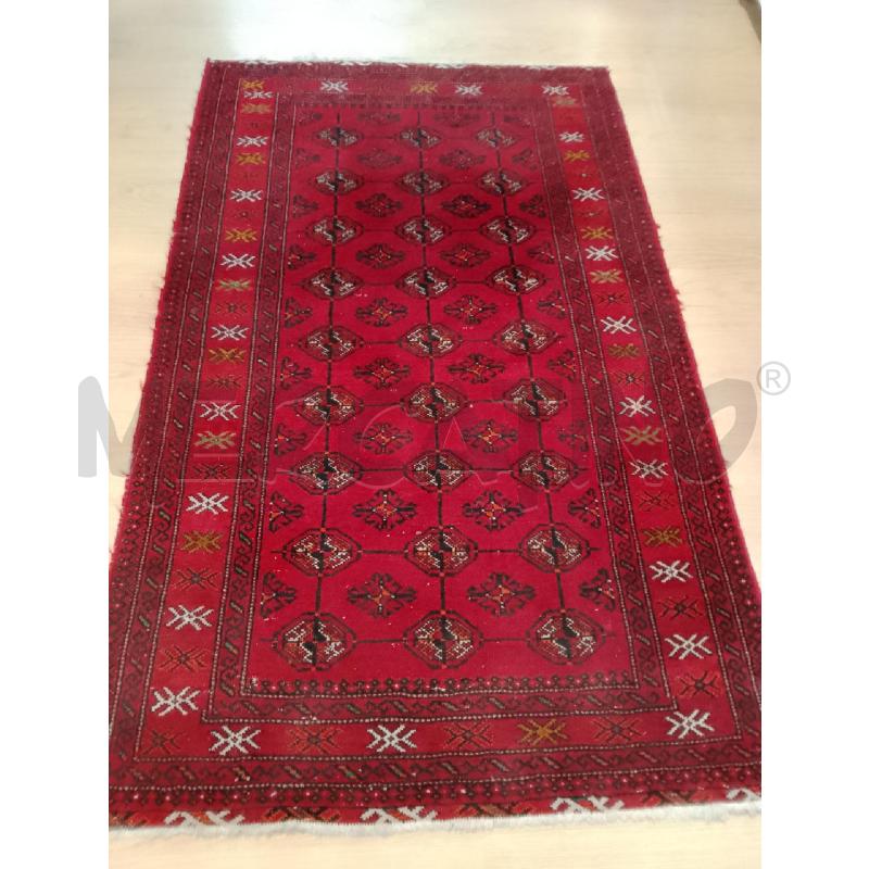 TAPPETO ARTIGIANALE ROSSO 195 X 120 | Mercatino dell'Usato Siena 2