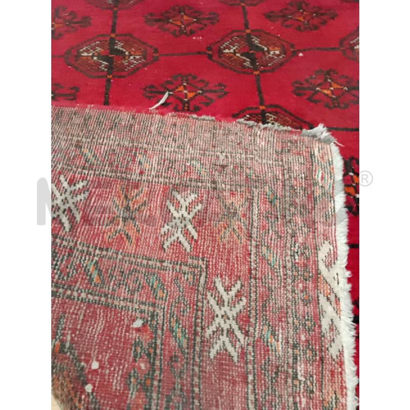 TAPPETO ARTIGIANALE ROSSO 195 X 120 | Mercatino dell'Usato Siena 3
