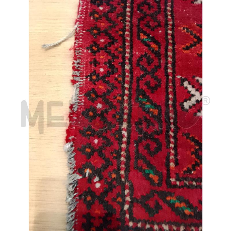 TAPPETO ARTIGIANALE ROSSO 195 X 120 | Mercatino dell'Usato Siena 4