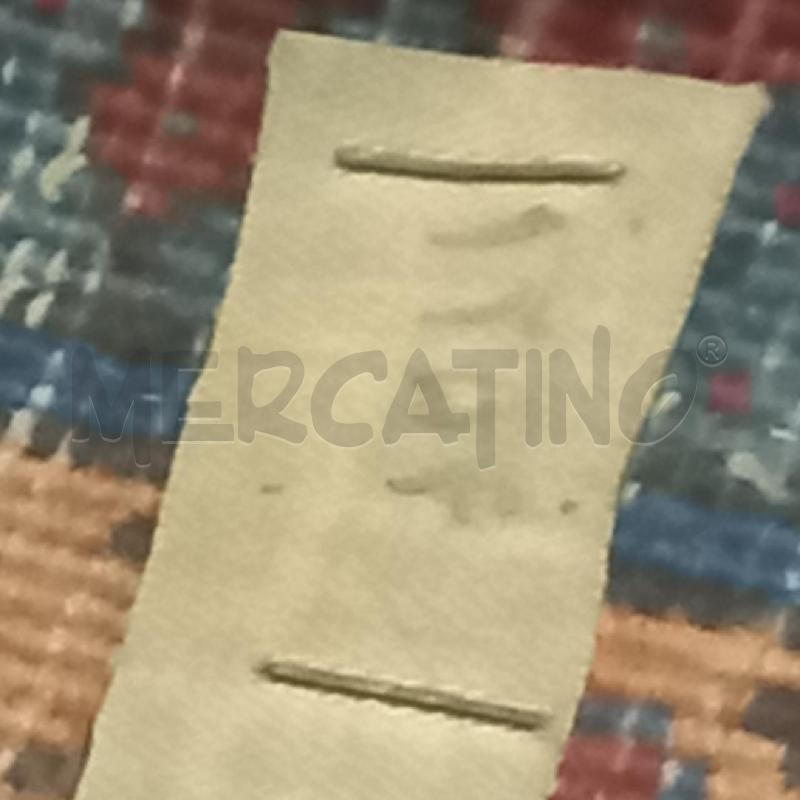 TAPPETO GRANDE ARTIGIANALE ROSSO BLU 250 X 145  | Mercatino dell'Usato Siena 5
