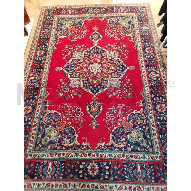TAPPETO GRANDE TABRIZ 202 X 300 ROSSO | Mercatino dell'Usato Siena 1