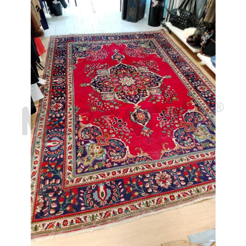TAPPETO GRANDE TABRIZ 202 X 300 ROSSO | Mercatino dell'Usato Siena 2
