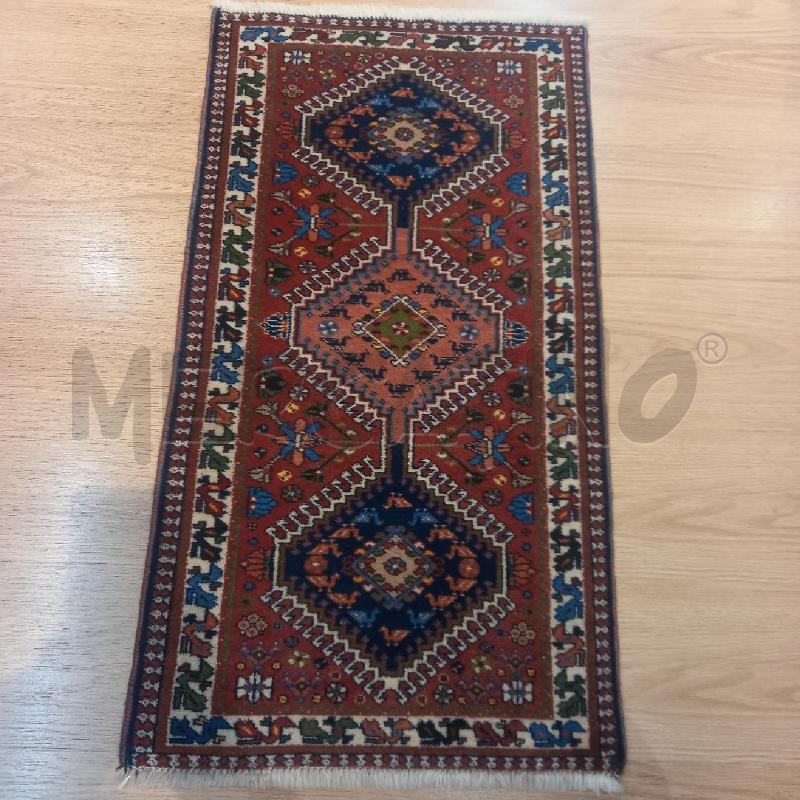 TAPPETO PREGHIERA ARTIGIANALE ROSSO 54 X 98 | Mercatino dell'Usato Siena 1