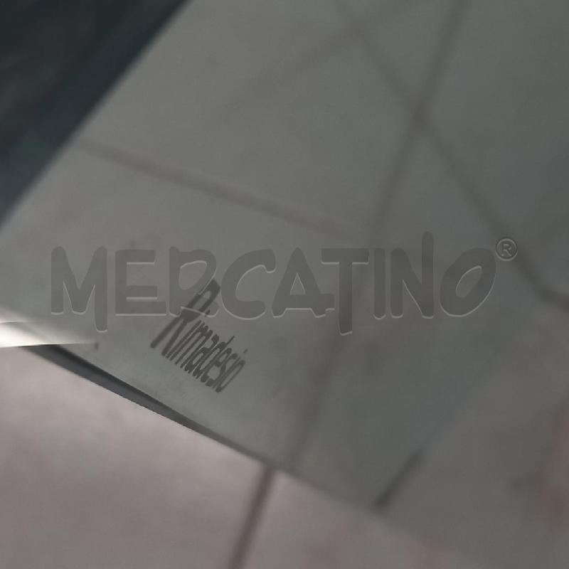 TAVOLO DI CRISTALLO OVALE CON BASE CRISTALLO | Mercatino dell'Usato Siena 4