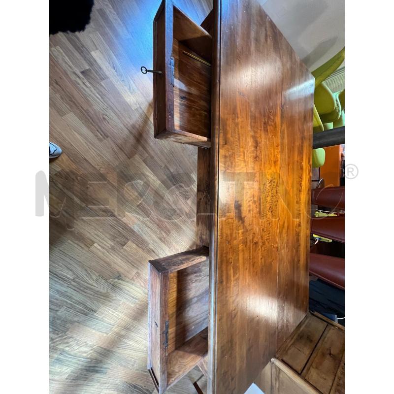 TAVOLO VECCHIO RETTANGOLARE 193 X 11 CON 3 CASSETTI | Mercatino dell'Usato Siena 4