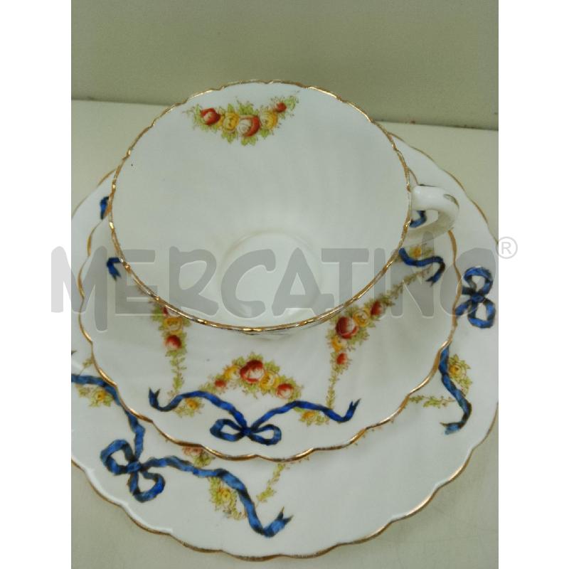 TAZZA DA THE CON PIATTINO 3 PZ ENGLAND | Mercatino dell'Usato Siena 2