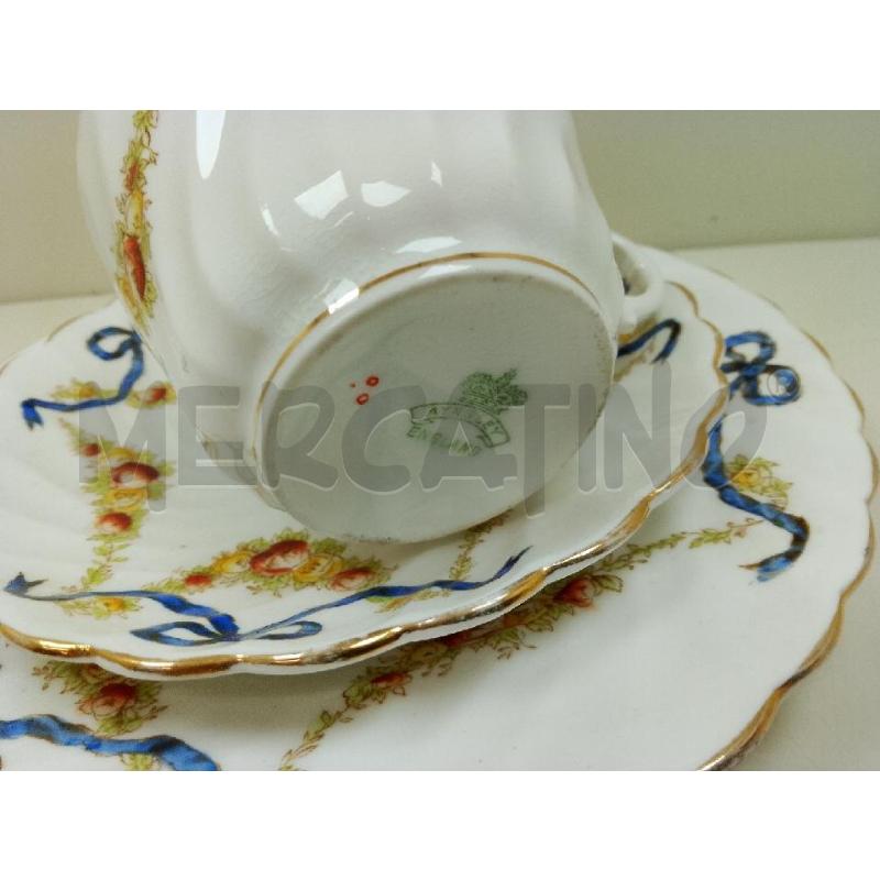 TAZZA DA THE CON PIATTINO 3 PZ ENGLAND | Mercatino dell'Usato Siena 3