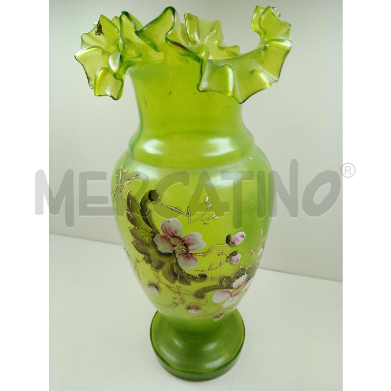 VASO PORTAFIORI VERDE EPOCA | Mercatino dell'Usato Siena 1