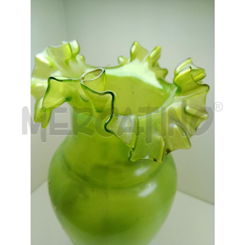 VASO PORTAFIORI VERDE EPOCA | Mercatino dell'Usato Siena 4