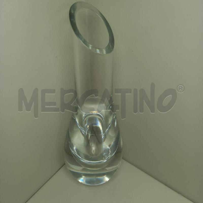 VASO VETRO PORTAFIORE A FORMA DI GOCCIA | Mercatino dell'Usato Siena 2