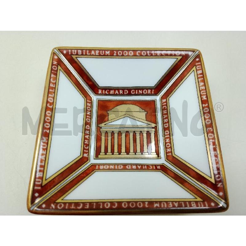 VASSOIETTO RICHARD GINORI PANTHEON GIANBATTISTA VANNOZZI 8*8 | Mercatino dell'Usato Siena 1