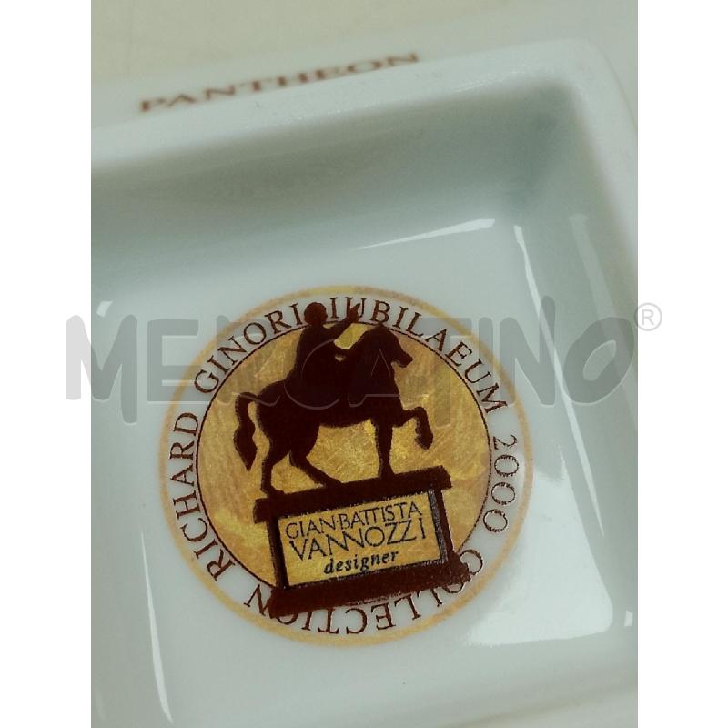 VASSOIETTO RICHARD GINORI PANTHEON GIANBATTISTA VANNOZZI 8*8 | Mercatino dell'Usato Siena 3